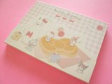 Photo: Kawaii Cute Hello Kitty 50th Anniversary Sanrio Characters Large Memo Pad Crux *Ribbon Party (303563)