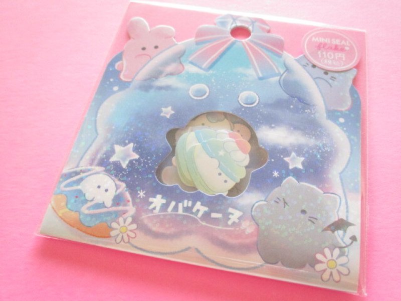 Photo1: Kawaii Cute Sticker Flakes Sack Crux *Obakenu ミンナデオデカケ (120013) (1)