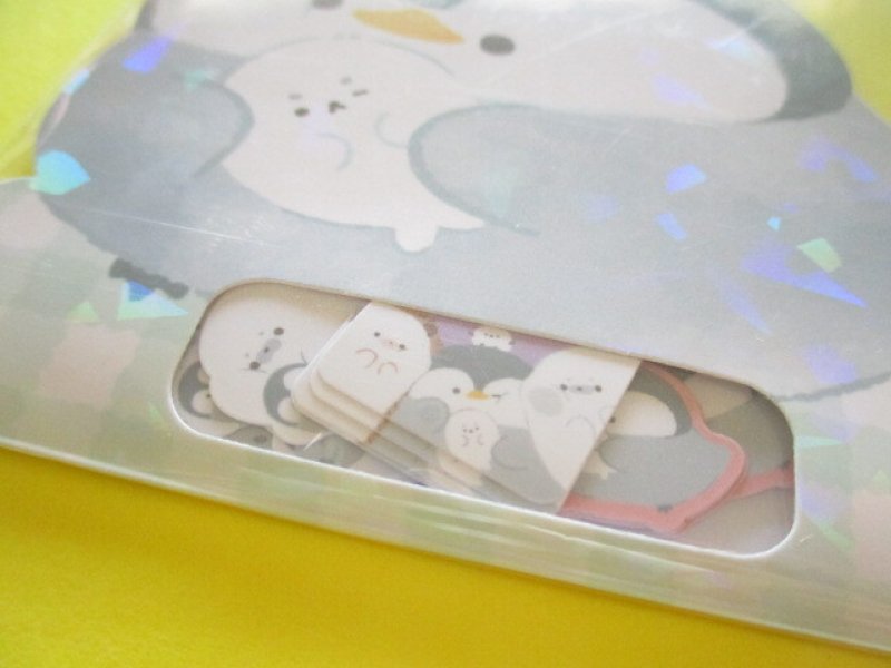 Photo1: Kawaii Cute Sticker Flakes Sack Q-LiA *Mugyutto! Friends / Ramune (81043)