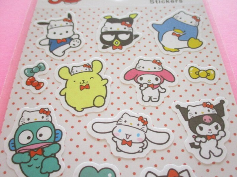 Photo1: Kawaii Cute Hello Kitty 50th Anniversary Stickers Sheet Sanrio *Sanrio Characters (38506)