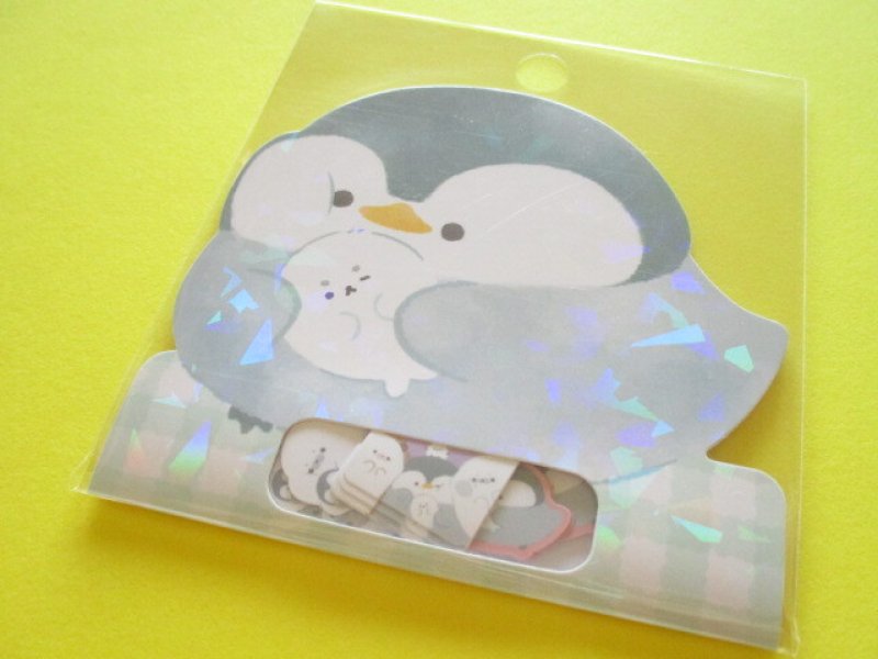 Photo1: Kawaii Cute Sticker Flakes Sack Q-LiA *Mugyutto! Friends / Ramune (81043) (1)