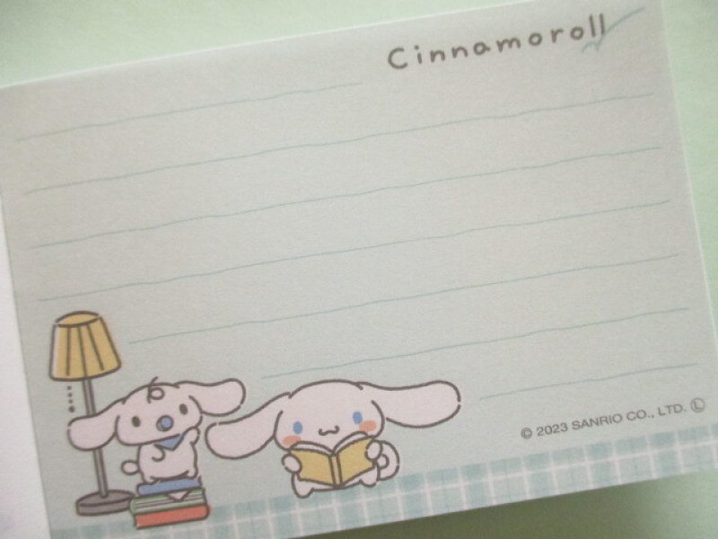 Photo2: Kawaii Cute Mini Memo Pad Cinnamoroll Sanrio *Slow Life (119747)