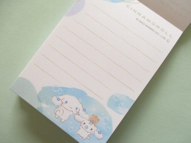 Photo1: Kawaii Cute Mini Memo Pad Cinnamoroll Sanrio *Sunny Sky (119746)