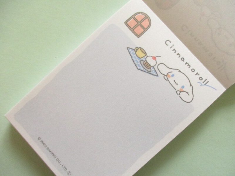 Photo1: Kawaii Cute Mini Memo Pad Cinnamoroll Sanrio *Slow Life (119747)