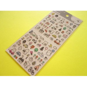 Photo: Kawaii Cute Schedule Stickers Sheet Gaia *Puchi Puchi Life (466704-1)