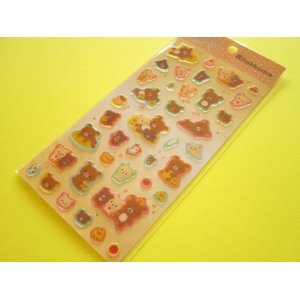 Photo: Kawaii Cute Lame Clear Stickers Sheet San-x *Rilakkuma (SE60803)