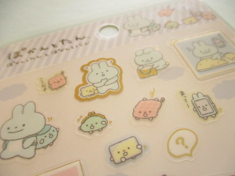 Photo3: Kawaii Cute Stickers Sheet Pokantotan San-x *ぽかんとおでかけ (SE60602)