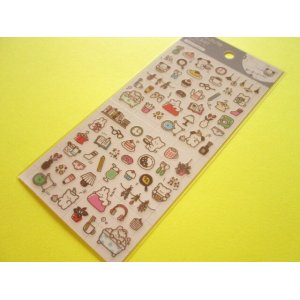 Photo: Kawaii Cute Schedule Stickers Sheet Gaia *Puchi Puchi Life (466704-2)