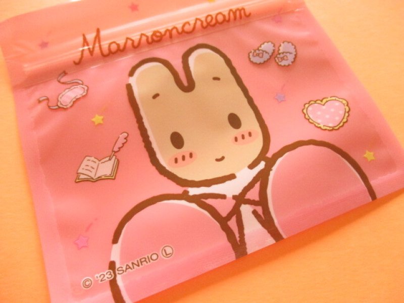 Photo2: 5pcs Kawaii Cute Sanrio Marron Cream Small Zipper Bags Set (ZBS14-MA)