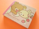 Photo: Kawaii Cute Mini Memo Pad Korilakkuma San-x *Full of Strawberry Day (MH18501-2)