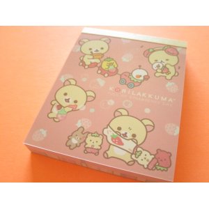 Photo: Kawaii Cute Mini Memo Pad Korilakkuma San-x *Full of Strawberry Day (MH18501-1)