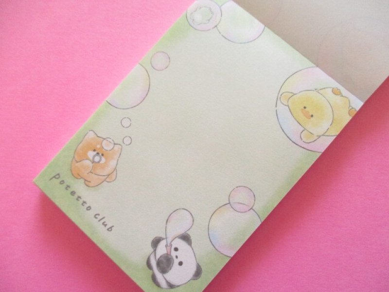 Photo1: Kawaii Cute Mini Memo Pad Potetto Club Crux *ノビノビ (121275)