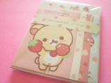 Photo: Kawaii Cute Regular Letter Set Korilakkuma San-x *Full of Strawberry Day (LH79601)