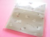 Photo: 8 pcs Kawaii Cute A7 Zipper Bags Set Water light *Long-tailed Tit (237625-Grey)