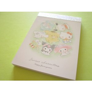 Photo: Kawaii Cute Mini Memo Pad Sanrio Characters Sanrio *ゆるっとお花畑 (304079) 