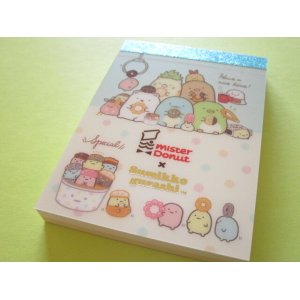 Photo: Kawaii Cute Mini Memo Pad Sumikkogurashi San-x *Mister Donut (MH19701-1)