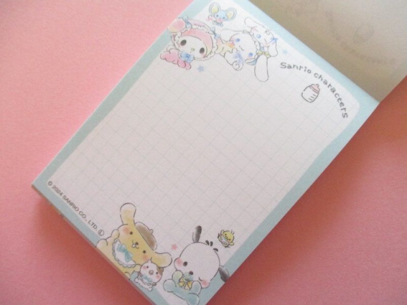 Photo1: Kawaii Cute Mini Memo Pad Sanrio Characters Sanrio *Baby (120902) 