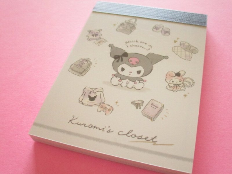 Photo1: Kawaii Cute Mini Memo Pad Kuromi Sanrio *Kuromis Coset (304177) (1)