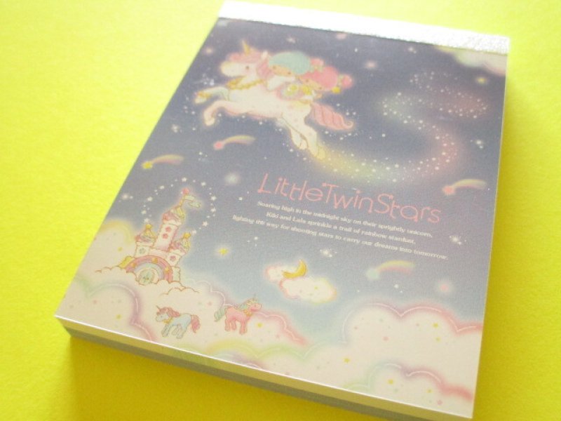 Photo1: Kawaii Cute Mini  Memo Pad Little Twin Stars Sanrio *流星ドリーム 2 (411237) (1)
