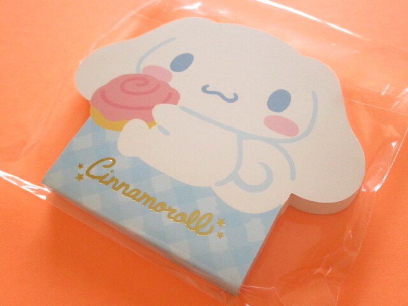 Photo1: Kawaii Cute Die-Cut Medium Memo Pad Sanrio Original *Cinnamoroll (45967-4)  (1)