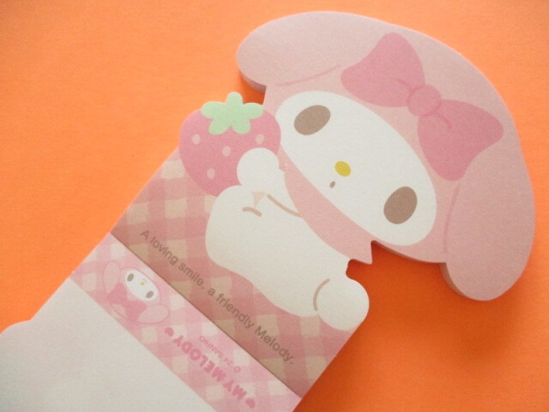 Photo1: Kawaii Cute Die-Cut Medium Memo Pad Sanrio Original *My Melody (45929-1) 