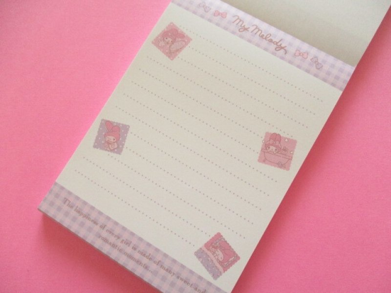 Photo1: Kawaii Cute Large Memo Pad Sanrio *My Melody (410193) 