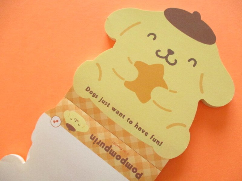 Photo2: Kawaii Cute Die-Cut Medium Memo Pad Sanrio Original *POMPOMPURIN (45954-2)
