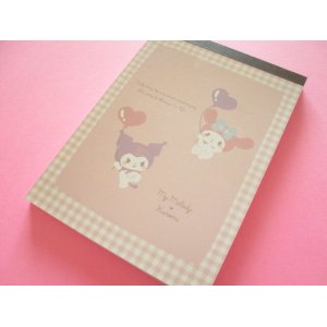 Photo: Kawaii Cute Large Memo Pad Sanrio *My Melody & Kuromi (410209) 