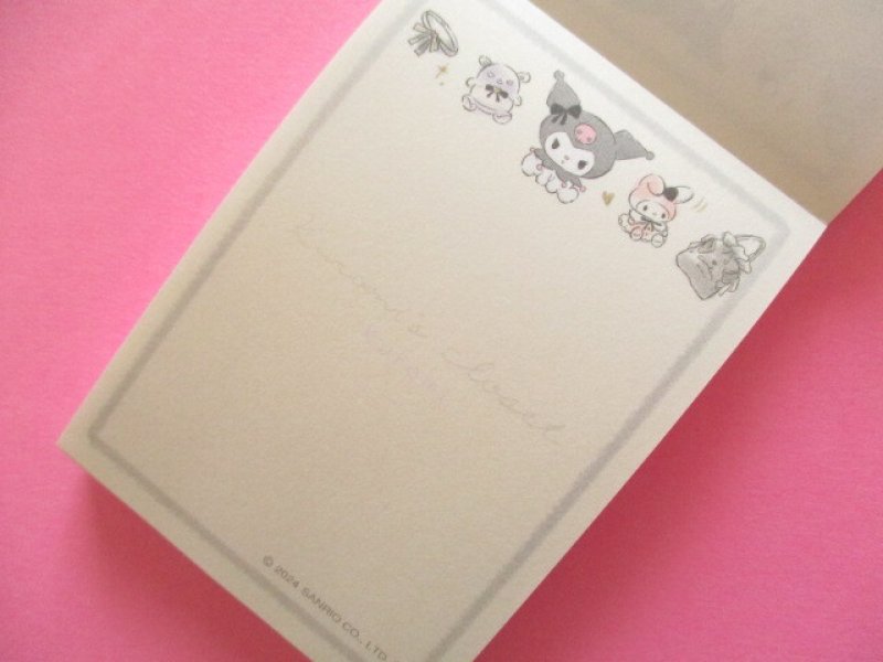 Photo1: Kawaii Cute Mini Memo Pad Kuromi Sanrio *Kuromis Coset (304177)