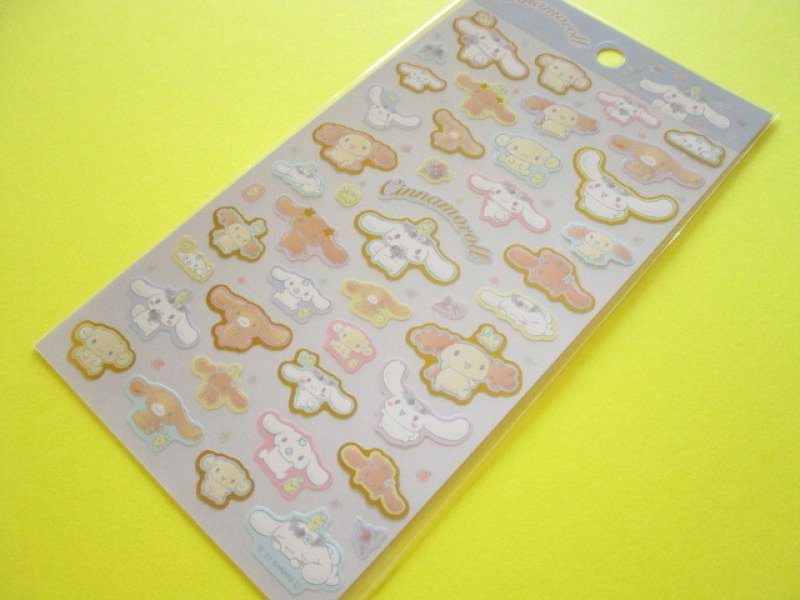 Photo1: Kawaii Cute Stickers Sheet Cinnamoroll Sanrio *Flower Frame (410735) (1)