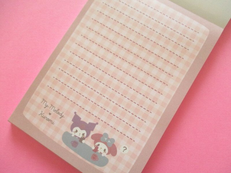 Photo1: Kawaii Cute Large Memo Pad Sanrio *My Melody & Kuromi (410209)