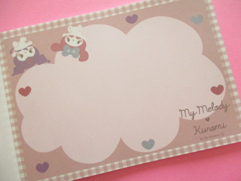 Photo3: Kawaii Cute Large Memo Pad Sanrio *My Melody & Kuromi (410209)