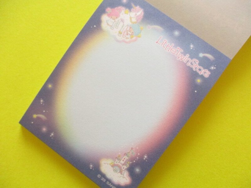 Photo2: Kawaii Cute Mini Memo Pad Little Twin Stars Sanrio *流星ドリーム 2 (411237)