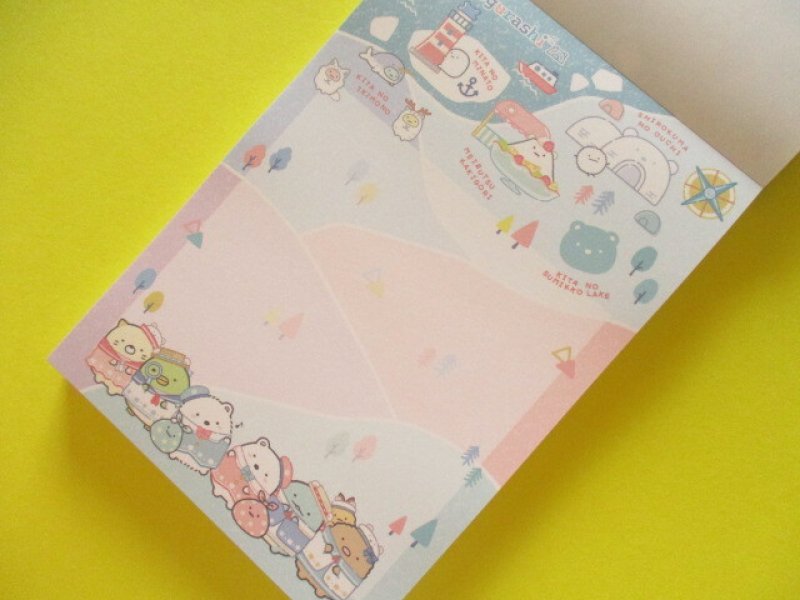 Photo1: Kawaii Cute Large Memo Pad Sumikkogurashi San-x *Home of Shirokuma (MH21202)