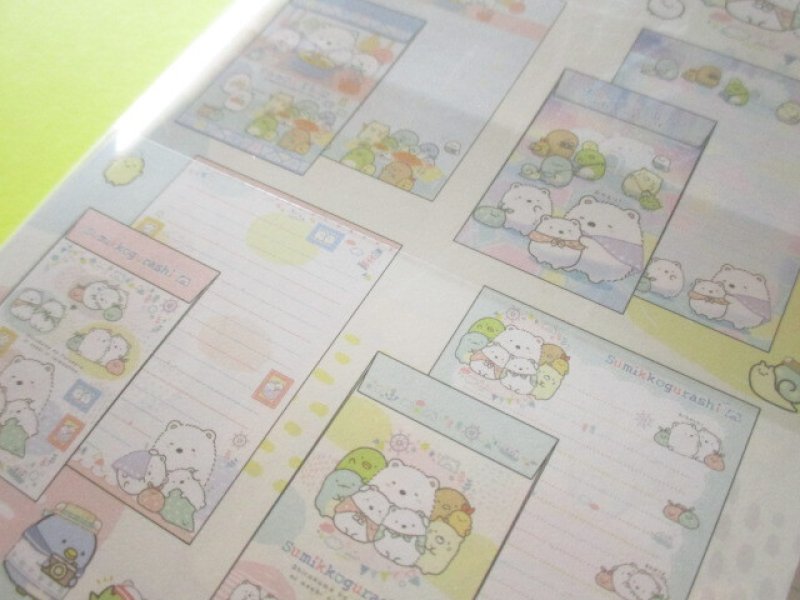Photo3: Kawaii Cute Regular Letter Set San-x Sumikkogurashi *Home of Shirokuma (LH81001)