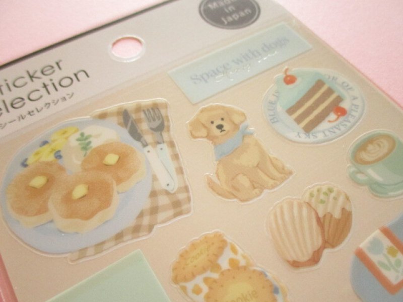 Photo3: Kawaii Cute Stickers Sheet Gaia *Cafe with Dogs (466683-2)