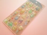 Photo: Kawaii Cute Summer Drop Candy Stickers Sheet Q-Lia *Animal Soda (81202)