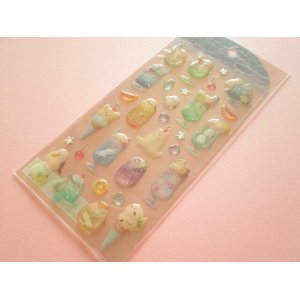 Photo: Kawaii Cute Summer Drop Candy Stickers Sheet Q-Lia *Animal Soda (81202)