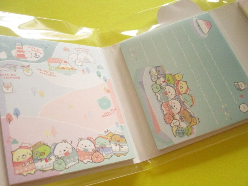 Photo1: Kawaii Cute Patapata Mini Memo Pad Set Sumikkogurashi San-x *Home of Shirokuma (MH21101)