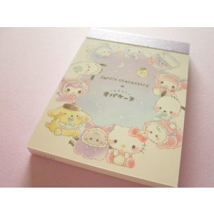 Photo: Kawaii Cute Mini Memo Pad Sanrio Characters × Obakenu Crux *Circle (122172）