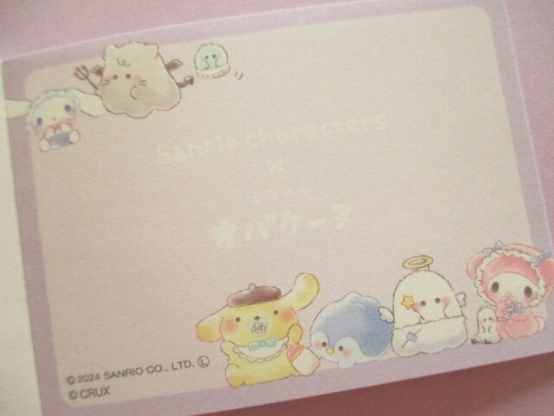 Photo2: Kawaii Cute Mini Memo Pad Sanrio Characters × Obakenu Crux *かまくら (122173)