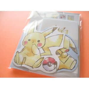 Photo: Kawaii Cute Pikachu Letter Set Cute Model *コマワリ (304112)