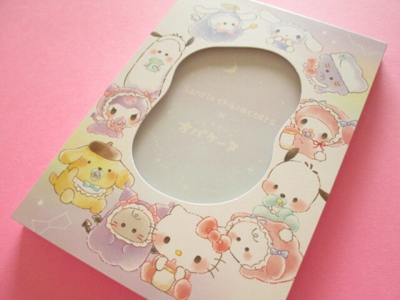 Photo1: Kawaii Cute Sanrio Characters× Obakenu Large Memo Pad Crux *Circle (122217) (1)