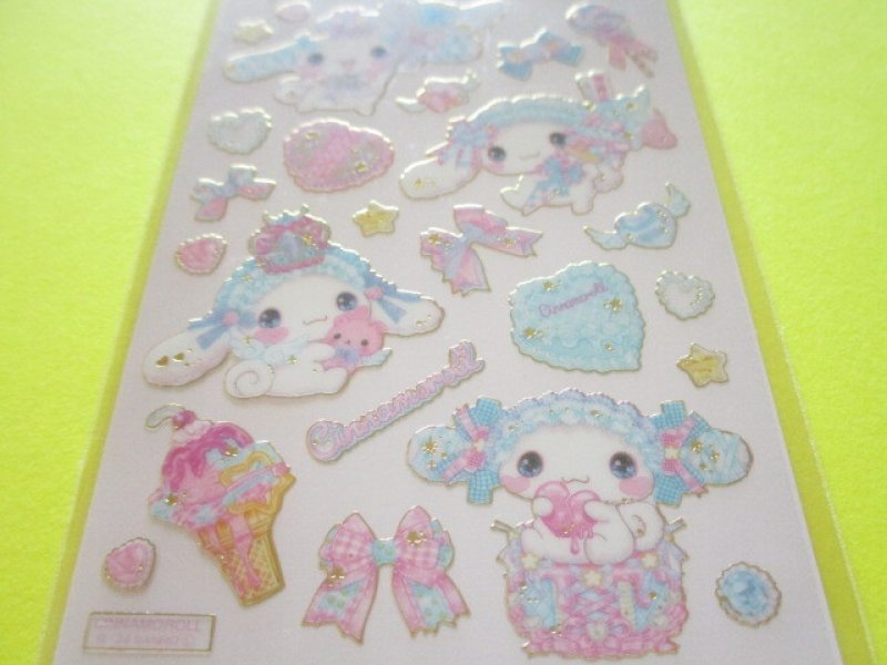 Photo2: Kawaii Cute Stickers Sheet Sanrio Characters × 飴ノ森ふみか Amenomori Fumika Clothes Pin *Cinnamoroll (US-84023)