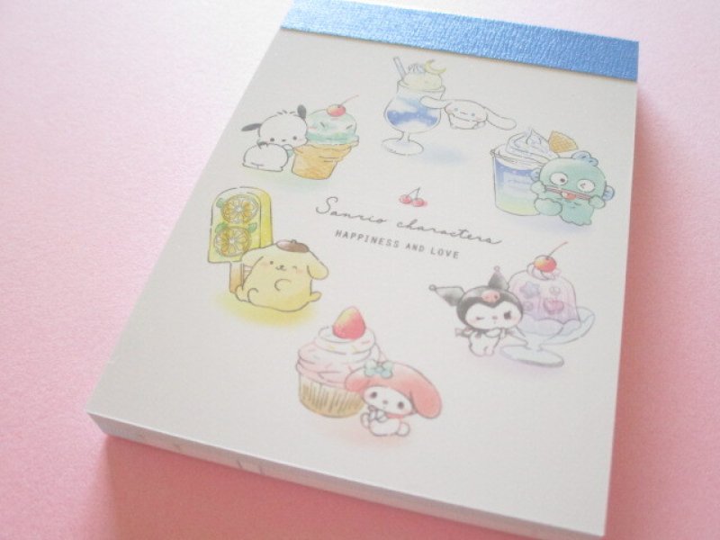 Photo1: Kawaii Cute Mini Memo Pad Sanrio Characters Crux *ちまちまSweets (121199） (1)