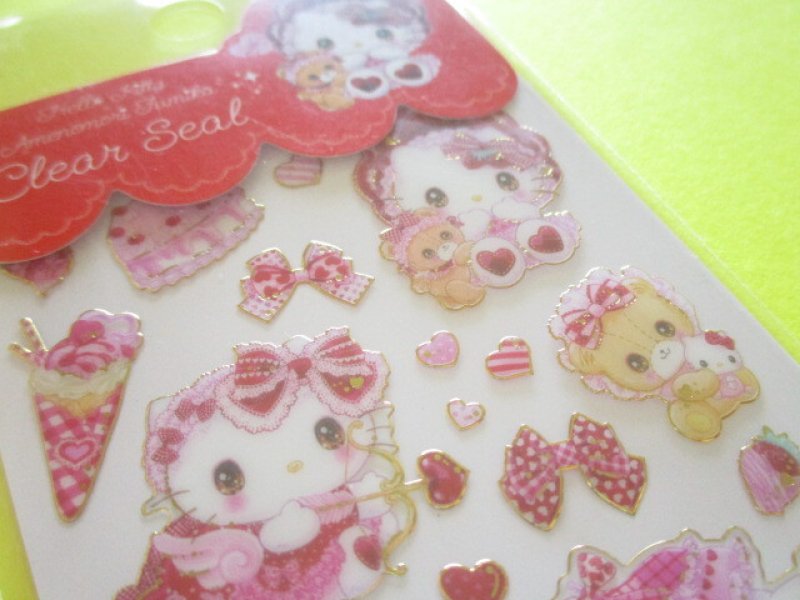 Photo3: Kawaii Cute Stickers Sheet Sanrio Characters × 飴ノ森ふみか Amenomori Fumika Clothes Pin *Hello Kitty (US-84022)