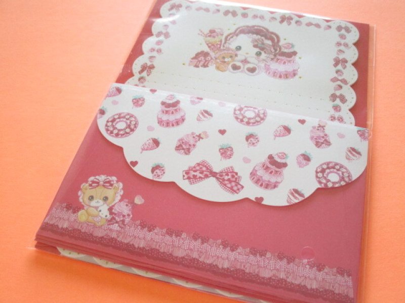 Photo1: Kawaii Cute Letter Set Sanrio Characters × 飴ノ森ふみか Amenomori Fumika Clothes Pin *Hello Kitty  (LS-84000) (1)