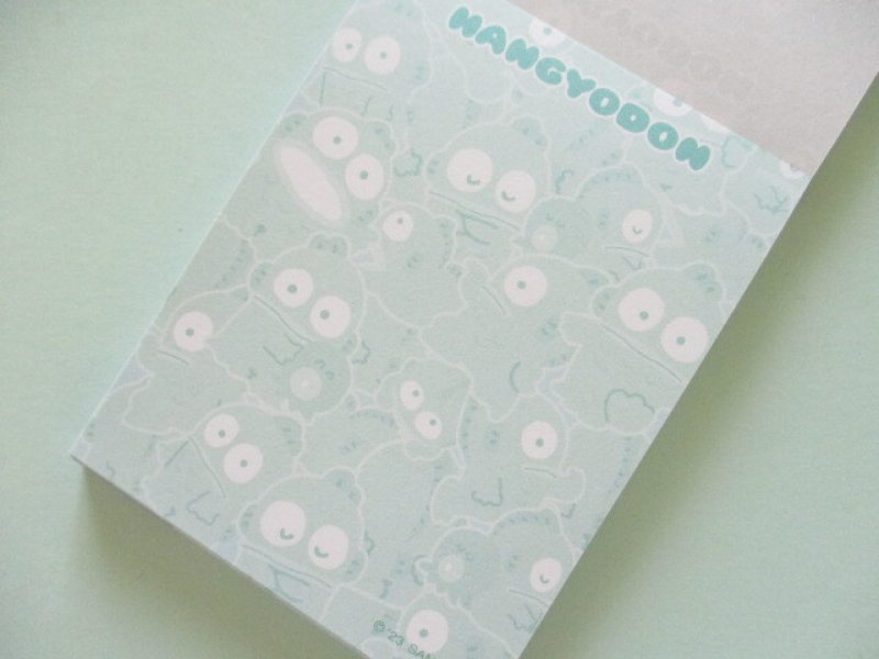 Photo1: Kawaii Cute Mini Memo Pad Hangyodon Sanrio *ギュギュっとイッパイ2 (409562)