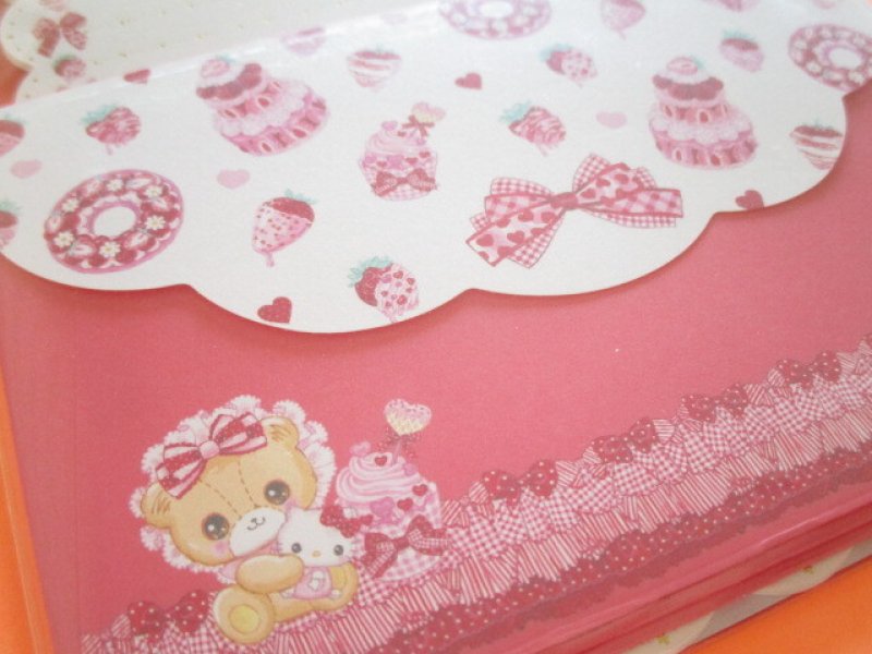 Photo2: Kawaii Cute Letter Set Sanrio Characters × 飴ノ森ふみか Amenomori Fumika Clothes Pin *Hello Kitty  (LS-84000)