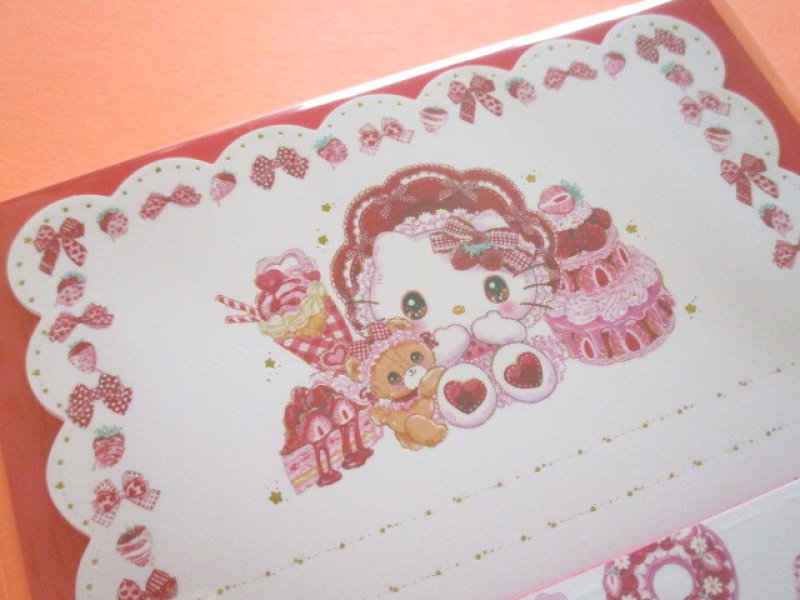Photo1: Kawaii Cute Letter Set Sanrio Characters × 飴ノ森ふみか Amenomori Fumika Clothes Pin *Hello Kitty  (LS-84000)